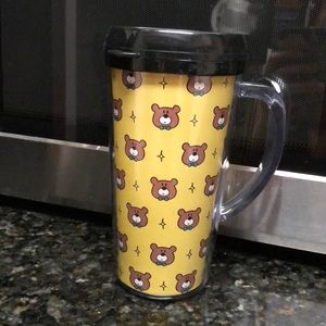 Yellow bear coffee cup Starbucks